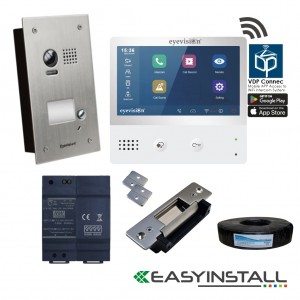2 Wire Video Intercom, WiFi Connection, Smart Phone APP, Simple GUI, Easy Installation, Non Polarity and Door Striker