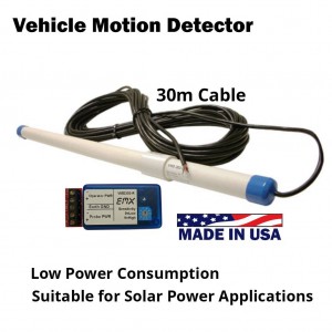 Vehicle Motion Loop Detector Sensor with 30m Cable for Gate Opener Suitable for 12-39 VDC / 12-27 VAC and Solar Power Applications|The most advanced gate automation vehicle motion detector [Substitute for Loop Detector]