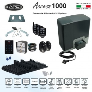 AC to 24V DC Electric Sliding Gate Opener Extra Heavy Duty Automatic Sliding Gate Opener Super Kit with Encoder System