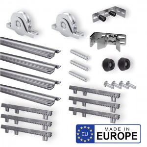Sliding Gate Hardware Easy Set Up To 5.5M Sliding Gate Hardware Pack | Made in Europe (CAIS X-TRACK - 5.5)