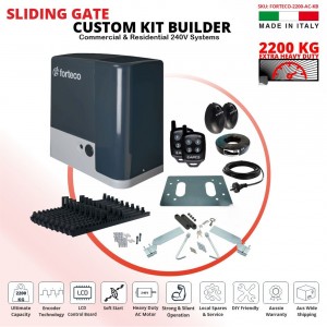 Automatic Electric Sliding Gate Kit Extra Heavy Duty FEATURE RICH Sliding Gate Opener Kit