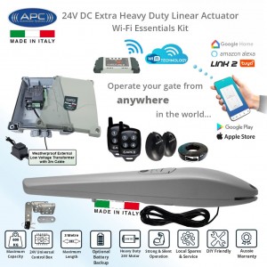 WiFi Control Smart Gate Automation, Single Swing Gate Opener APC Smart Control Kit