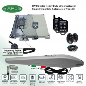 APC Proteous PS-3000 Italian Made Single Swing Electric Gate Opener DIY System