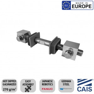 Adjustable  (125-170 mm) Tension Bar for Cantilever Gate | CAIS DIAGON 60