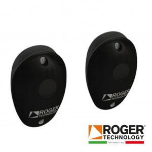 Roger Technology Italian Made Synchronized Garage/Gate Photocells Safety Sensor [R90 F2ES] | Safety Beam Infrared Technology Gate Sensor Motion Detector