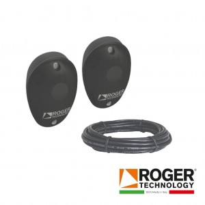 Roger Technology Synchronized Garage/Gate Photocells Safety Sensor + 10m Cable Combo| Safety Beam Infrared Technology Gate Sensor Motion Detector [R90 F2ES]