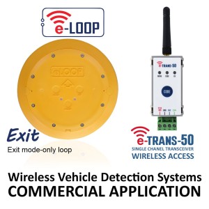 Wireless Vehicle Detection Loop System - Commercial e-Loop (Exit Mode-only loop available) Automatic Gate Vehicle Access Control | Wireless Vehicle Ground Loop