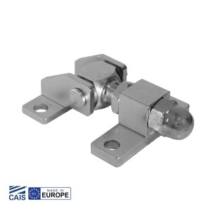 Bolt-On / Bolt-On Adjustable Hinge for 180° Opening Swing Gates, Made in Europe | CAIS FOLD-16 Hot Dipped Galvanised Steel Gate Hinge