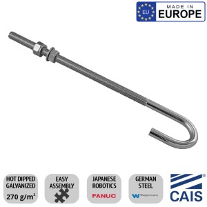 CLINCH 16 Fixing Bar For Cantilever Carriage | Cantilever Sliding Gate Hardware (CAIS)