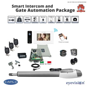 Extra Heavy Duty WiFi Gate Opener with WiFi Intercom Combo Smart Gate Automation System