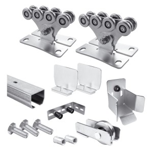 Cantilever Sliding Gate Hardware for Four Meter Opening Gate | All In One Pack With Free Sliding Gate Automation Kit | Hot Dipped Galvanized German Steel Cantilever Hardware, Made in Europe by CAIS