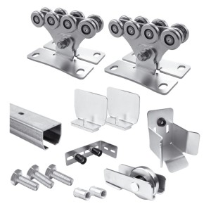 Cantilever Sliding Gate Hardware for Five Meter Opening Gate | All In One Pack | Hot Dipped Galvanized German Steel Cantilever Hardware, Made in Europe by CAIS