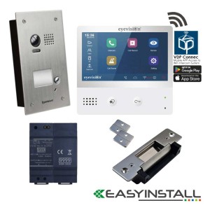 2 Wire Video Intercom, WiFi Connection, Smart Phone APP, Simple GUI, Easy Installation, Non Polarity and Door Striker