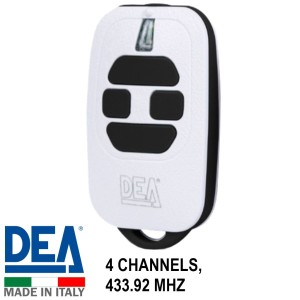 DEA 4-Channel Remote Control Standard White Colour 4 Button Gate Automation Remote