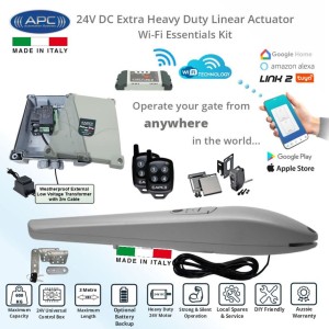 WiFi Control Smart Gate Automation, Single Swing Gate Opener APC Smart Control Kit