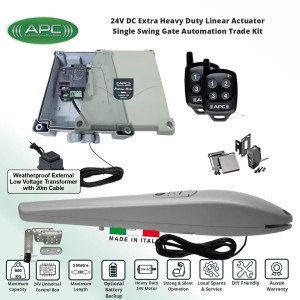APC Proteous PS-3000 Italian Made Single Swing Electric Gate Opener DIY System