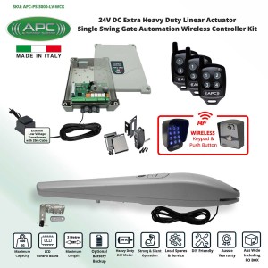 Single Swing Electric Gate Opener Wireless Controller Kit