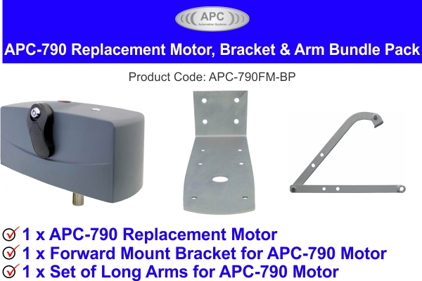 APC-790 Articulated Motor, Cover Forward Mount Bracket and Arm Bundle