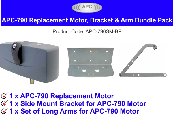 APC-790 Articulated Motor, Cover,Side Mount Bracket and Arm Bundle