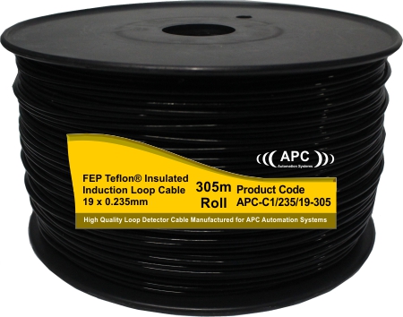 305m Roll of Teflon Insulated Induction Loop Cable