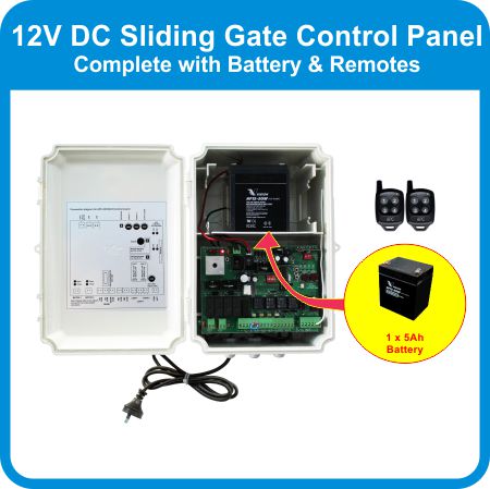 APC 12V DC Sliding Gate Control Box Kit