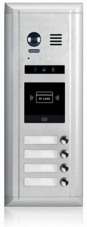 4 Button Direct Door Station with RFID Reader