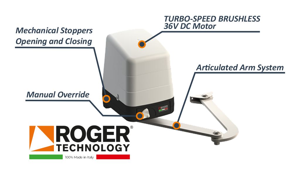 Extra Heavy Duty Single Gate Opener 