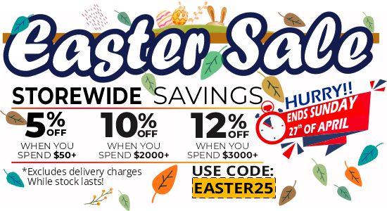 EASTER SALE! UP TO 12% OFF STOREWIDE! USE CODE: EASTER25 | Gate Opener, Video Intercom, Gates and Hardware & Smart Gate Automation Combos