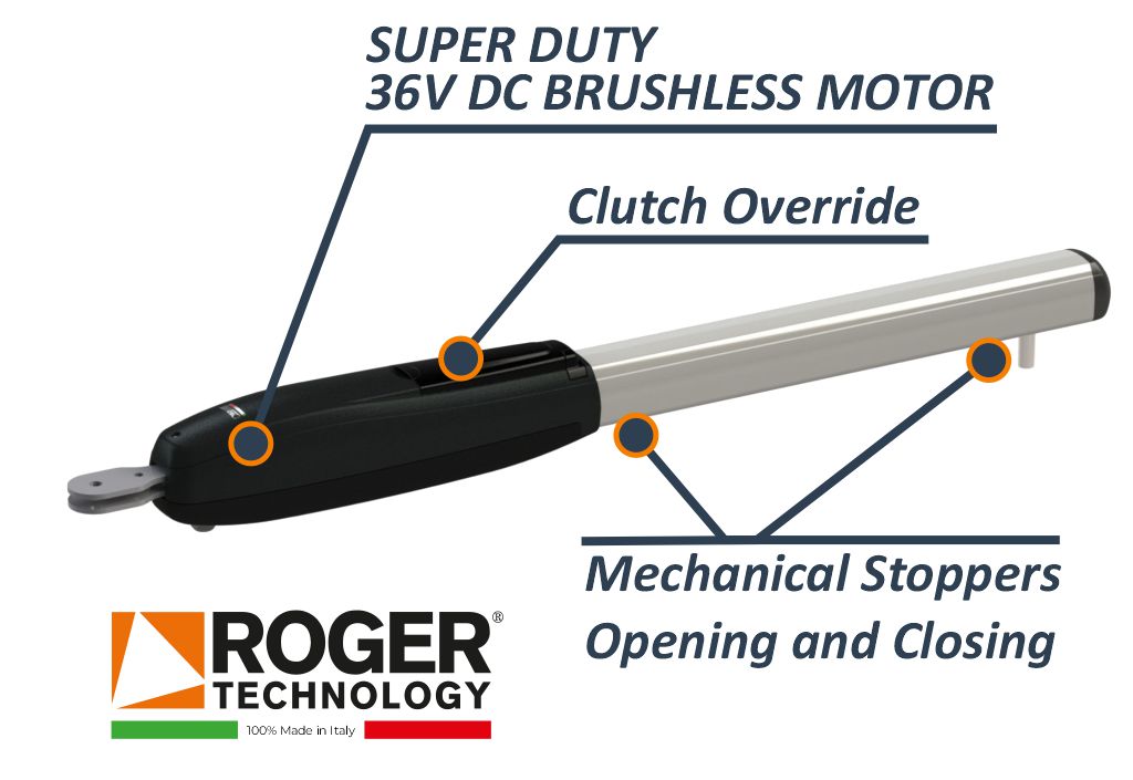 Extra Heavy Duty Single Gate Opener 