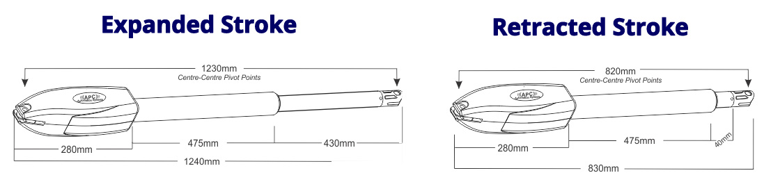 Extra Heavy Duty Single Gate Opener 