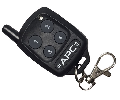 APC Four Button Keyring Remote Control for Gate Automation System