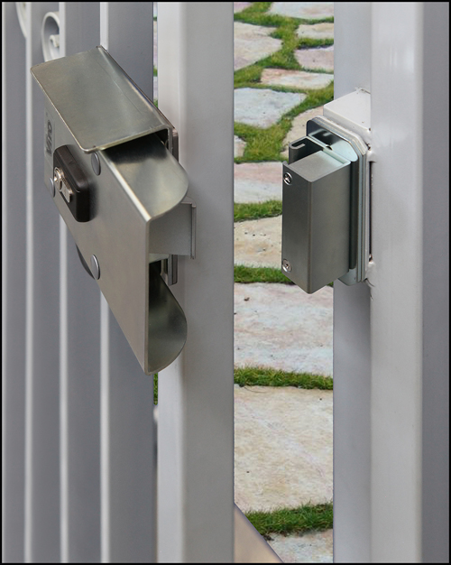 Sliding on sale gate lock